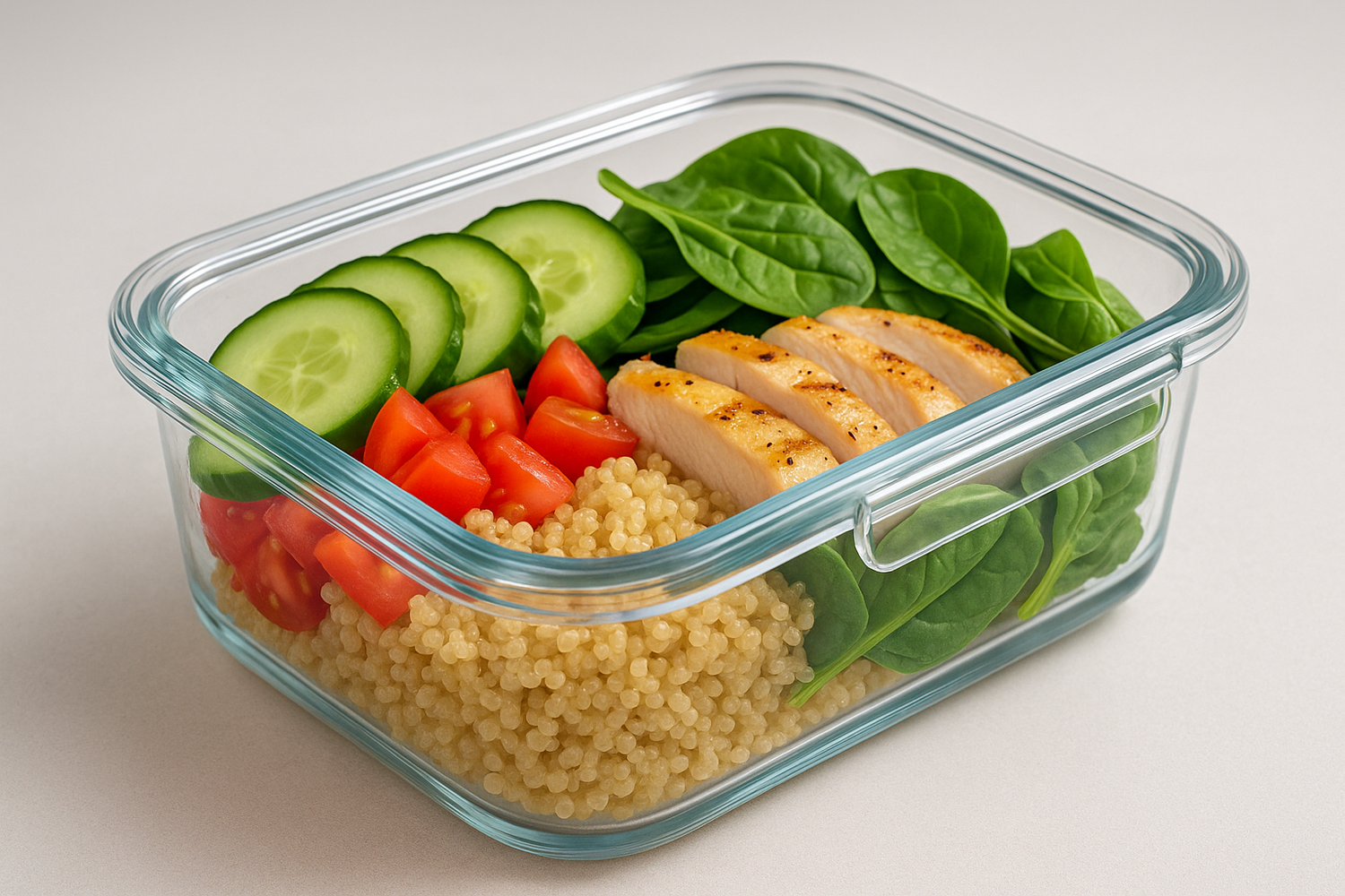 airtight clear container clear container containg lunch
